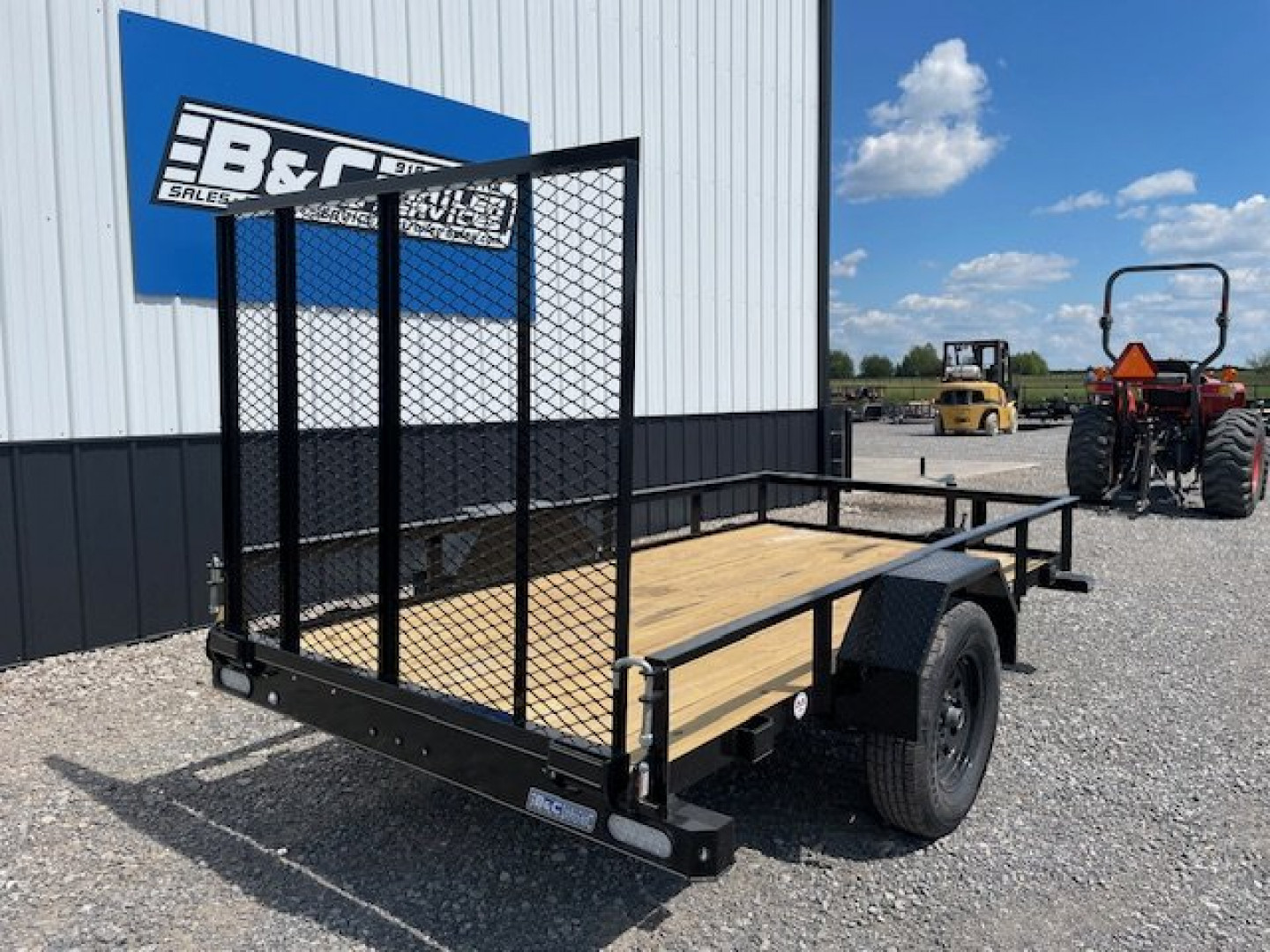 New 2024 DOOLITTLE 5X10 (1)SINGLE AXLE UTILITY TRAILER W4' GATE