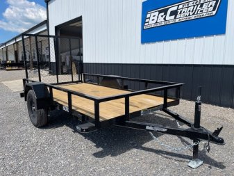 New 2024 DOOLITTLE 5X10 (1)SINGLE AXLE UTILITY TRAILER W4' GATE
