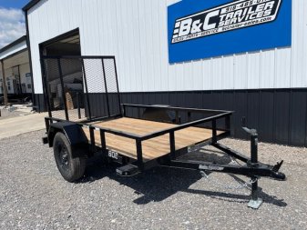 New 2024 DOOLITTLE 5X8 (1)SINGLE AXLE UTILITY W/4' GATE
