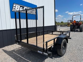 New 2024 DOOLITTLE 5X8 (1)SINGLE AXLE UTILITY W/4' GATE