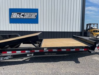 New 2024 DOOLITTLE 82X22 16+6 EQUIPMENT EZ LOADER TILT BED W/ TANDEM 7K AXLES