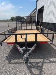 New 2024 LONGHORN 77X12 SINGLE (1)AXLE UTILITY W/4' GATE