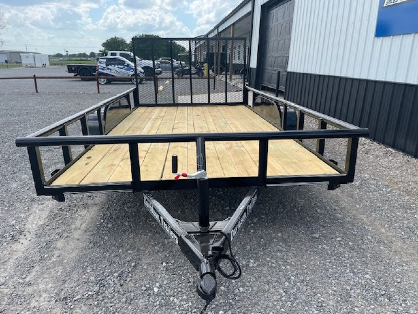 New 2024 DAVIDSON 83X14 TANDEM AXLE PIPE TOP UTILITY W/4' GATE