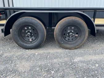 New 2024 DAVIDSON 83X14 TANDEM AXLE PIPE TOP UTILITY W/4' GATE