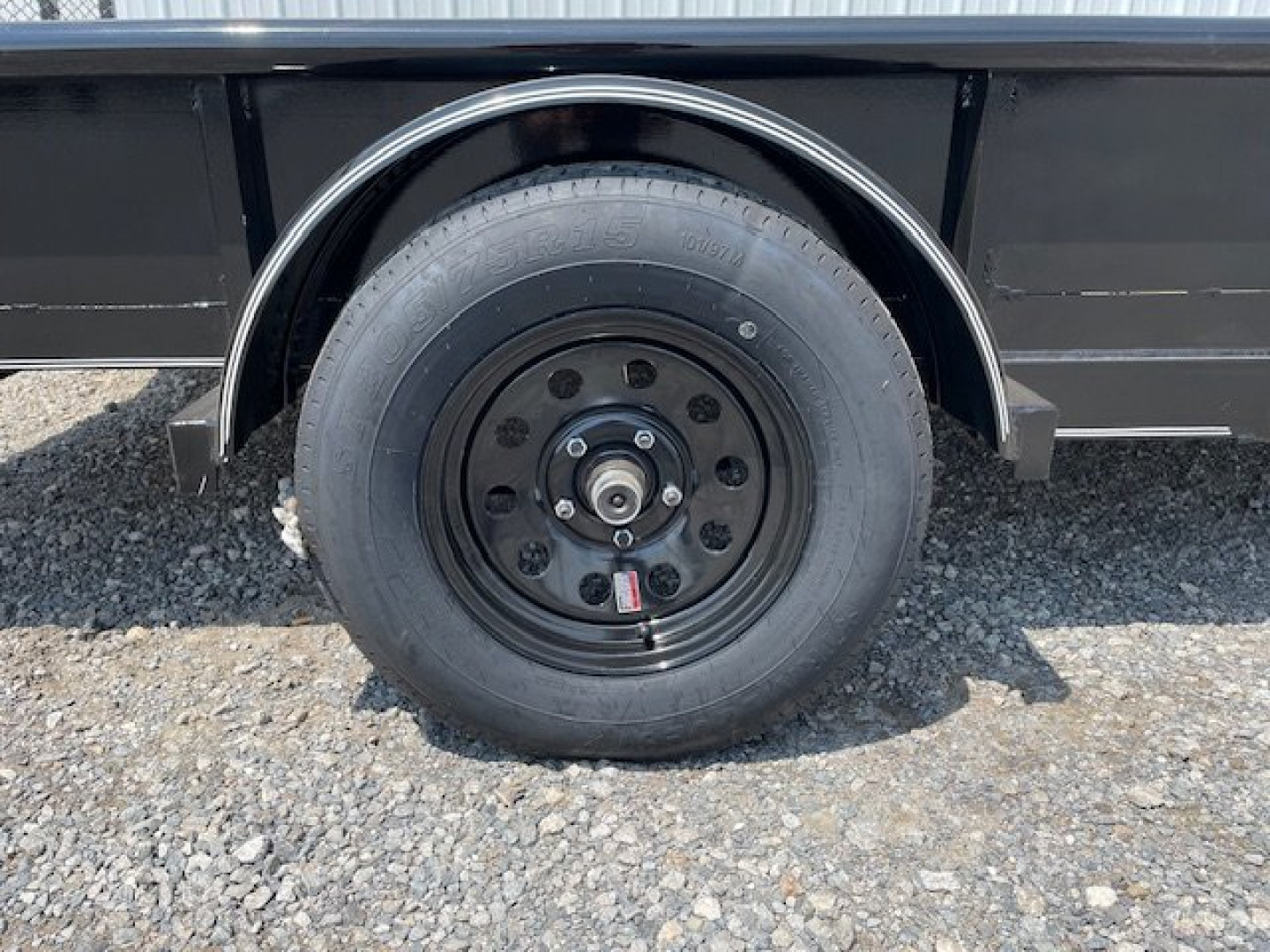 New 2024 DAVIDSON 83X12 PIPE TOP (1)SINGLE AXLE UTILITY W/4' GATE, 15" SOLID STEEL WALLS