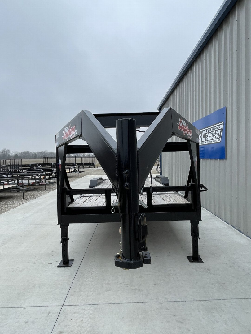 New LONGHORN 83X24 GOOSENECK LO BOY CAR HAULER  EQUIPMENT TRAILER (2)7K AXLES