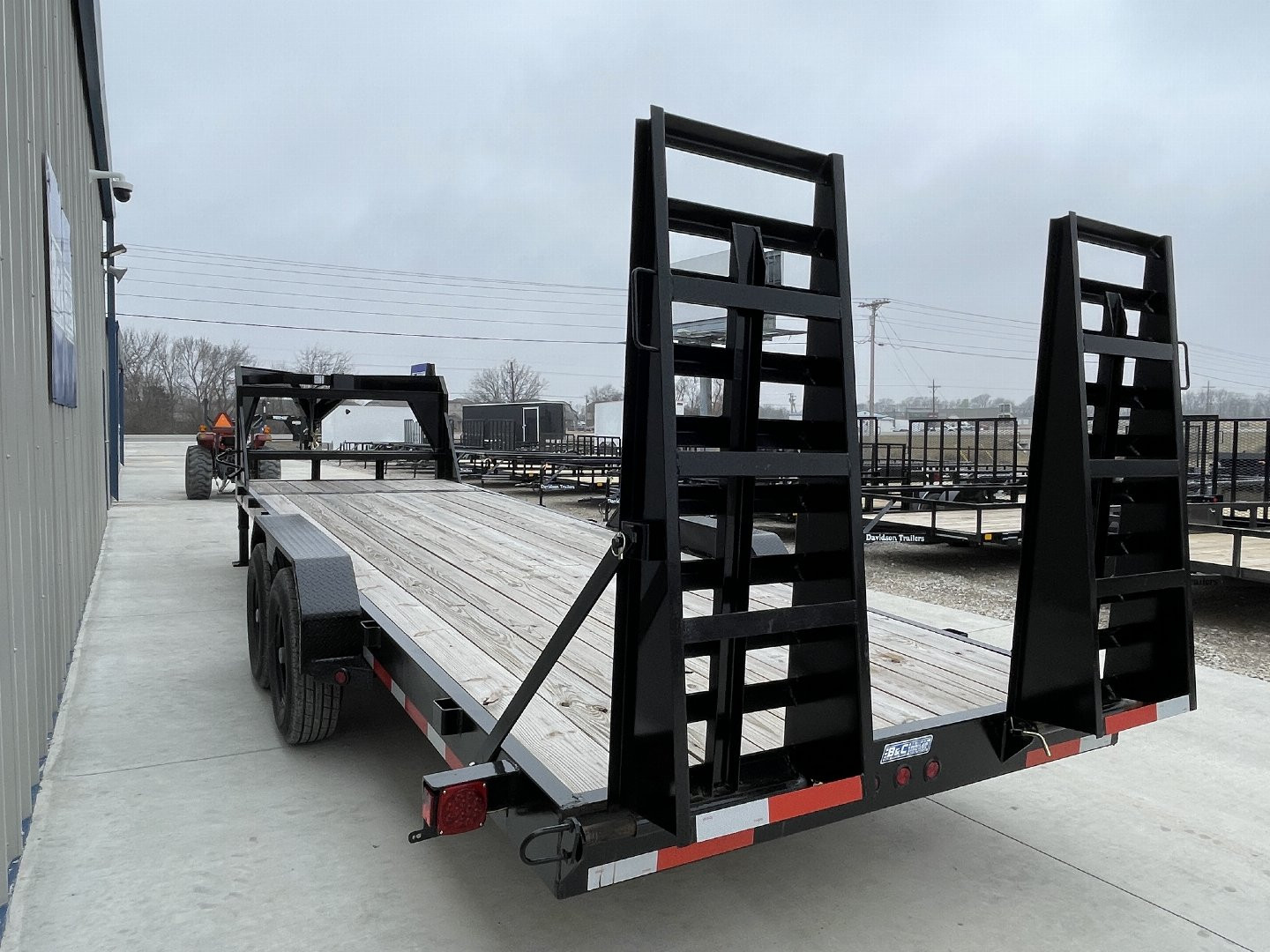 New LONGHORN 83X24 GOOSENECK LO BOY CAR HAULER  EQUIPMENT TRAILER (2)7K AXLES