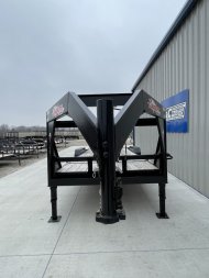 New LONGHORN 83X24 GOOSENECK LO BOY CAR HAULER  EQUIPMENT TRAILER (2)7K AXLES
