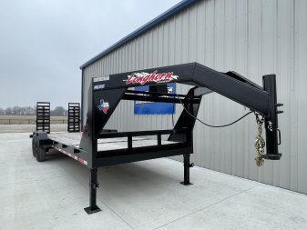 New LONGHORN 83X24 GOOSENECK LO BOY CAR HAULER  EQUIPMENT TRAILER (2)7K AXLES