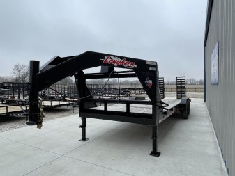 New LONGHORN 83X24 GOOSENECK LO BOY CAR HAULER  EQUIPMENT TRAILER (2)7K AXLES