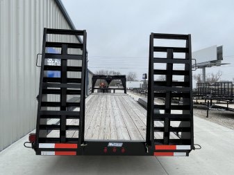 New LONGHORN 83X24 GOOSENECK LO BOY CAR HAULER  EQUIPMENT TRAILER (2)7K AXLES