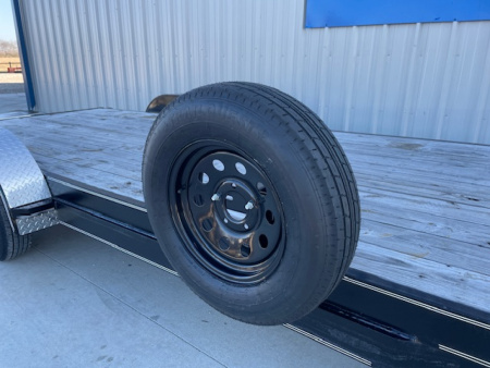 New 2025 DAVIDSON 83X20 CAR HAULER W/ PO RAMPS, WOOD FLOOR, 2' DIAMOND DOVE, TANDEM (2)3500#AXLES