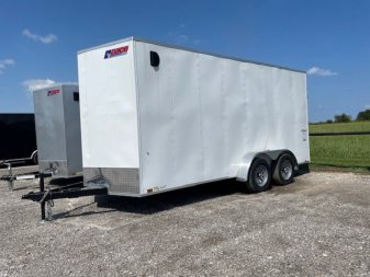 New 2024 PACE AMERICAN 7X16 TANDEM AXLE ENCLOSED/CARGO W/ 7' INTERIOR HEIGHT