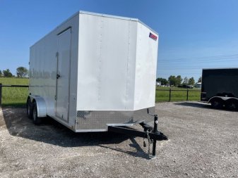 New 2024 PACE AMERICAN 7X16 TANDEM AXLE ENCLOSED/CARGO W/ 7' INTERIOR HEIGHT