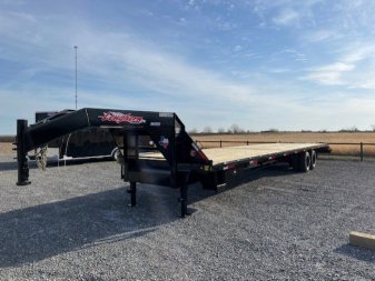 New 2024 LONGHORN 102X30 (25+5) GN TA 7000# AXLES SGL WHEEL W/ RAMPS