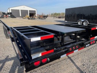 New 2024 LONGHORN 102X30 (25+5) GN TA 7000# AXLES SGL WHEEL W/ RAMPS
