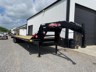 New 2024 LONGHORN GOOSENECK 102X40 35+5 (40') TANDEM DUALS W (2) 12,000# AXLES, GVWR 25900