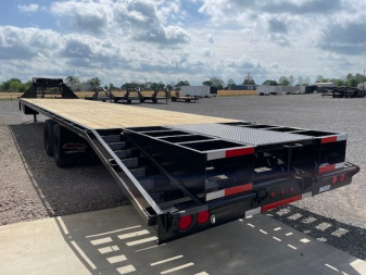 New 2024 LONGHORN GOOSENECK 102X40 35+5 (40') TANDEM DUALS W (2) 12,000# AXLES, GVWR 25900