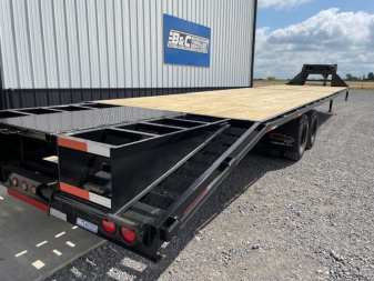 New 2024 LONGHORN GOOSENECK 102X40 35+5 (40') TANDEM DUALS W (2) 12,000# AXLES, GVWR 25900