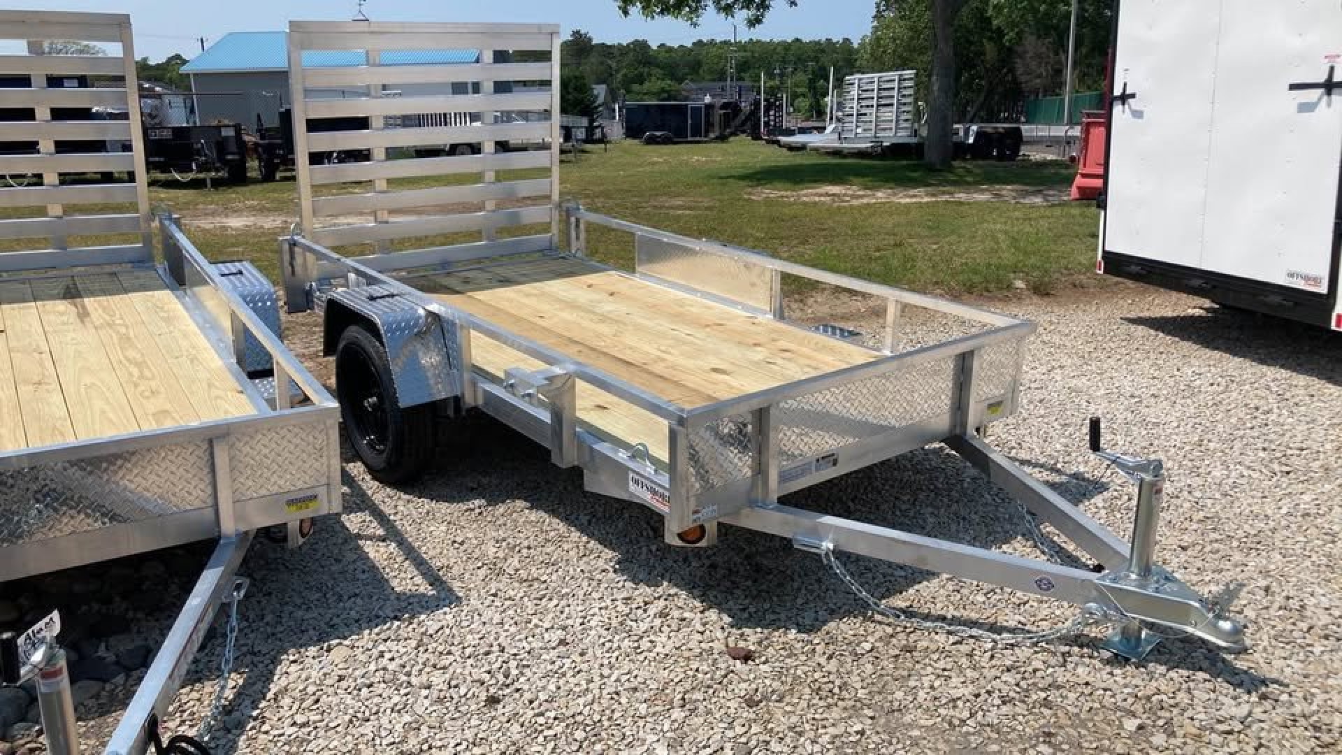 New 2026 Quality Steel and Aluminum 5x10 aluminum Utility Trailer