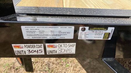 New 2026 Quality Steel and Aluminum 18' 14k gvwr Equipment Trailer