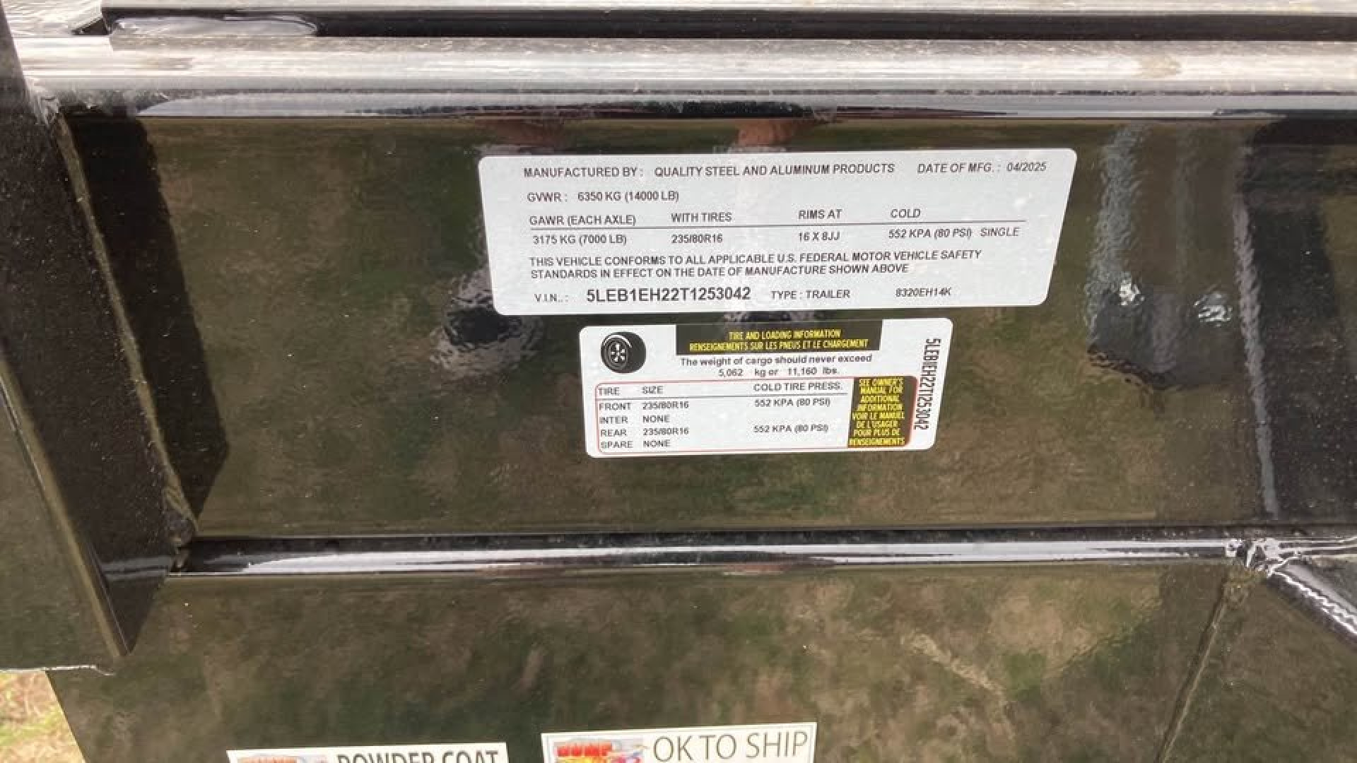 New 2026 Quality Steel and Aluminum 20' hydraulic Tilt Trailer