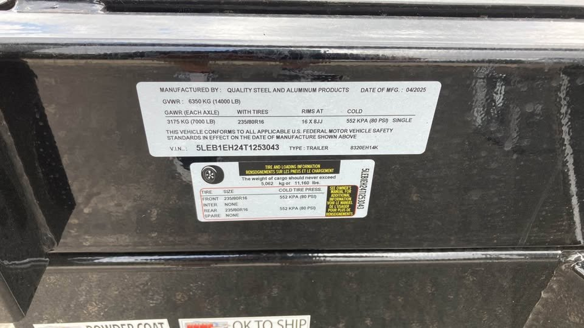 New 2026 Quality Steel and Aluminum 20' hydraulic Tilt Trailer