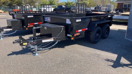 New 2026 Quality Steel and Aluminum 5x10 Dump Trailer
