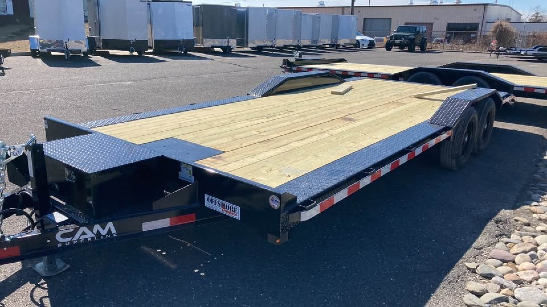 New 2025 Cam Superline 18+2 driveover fender Car Hauler