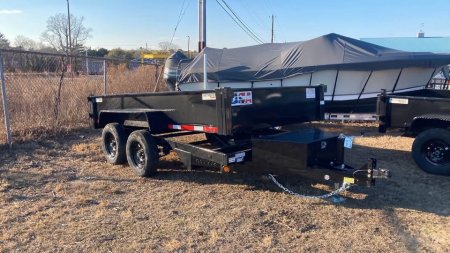 New 2025 Quality Steel and Aluminum 6x12 Dump Trailer