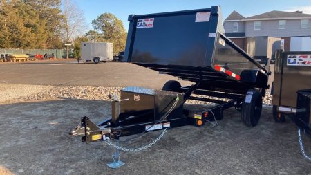 New 2025 Quality Steel and Aluminum 5x8 Dump Trailer