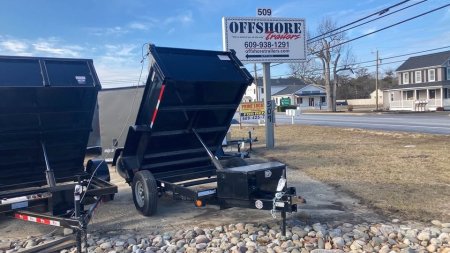 New 2025 Quality Steel and Aluminum 5x8 Dump Trailer