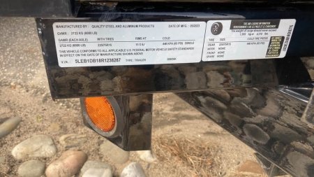 New 2025 Quality Steel and Aluminum 5x8 Dump Trailer