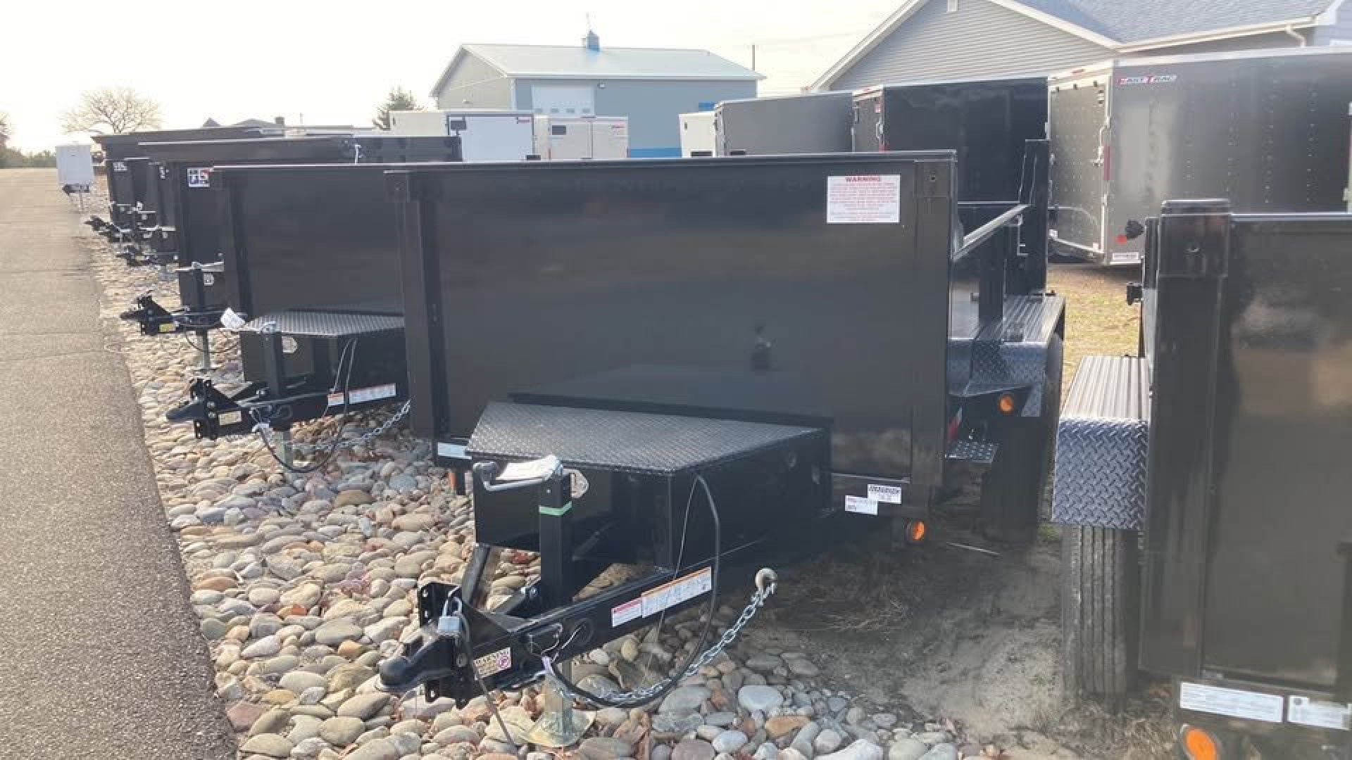 New 2024 Quality Steel and Aluminum 6x10 Dump Trailer