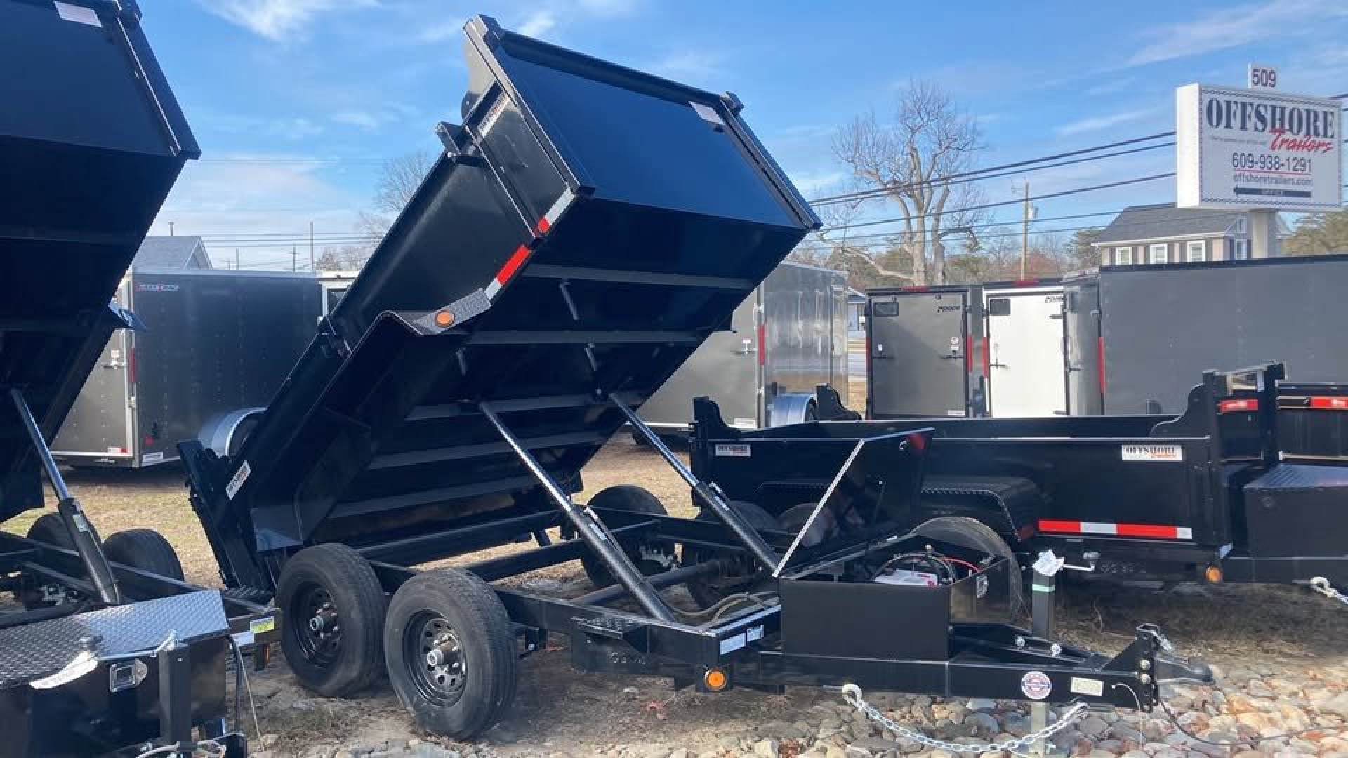 New 2024 Quality Steel and Aluminum 6x10 Dump Trailer