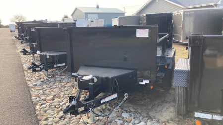 New 2024 Quality Steel and Aluminum 6x10 Dump Trailer