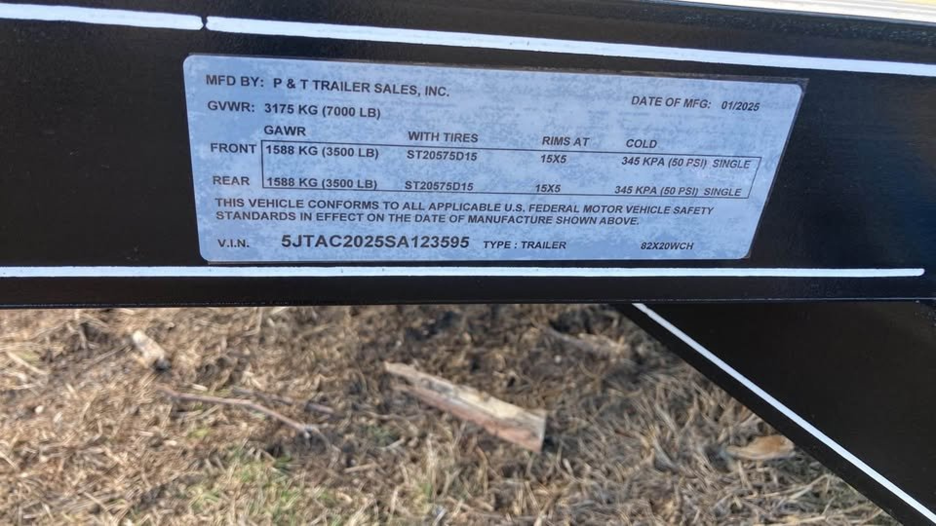 New 2025 P & T Trailers 20 wood deck Car Hauler