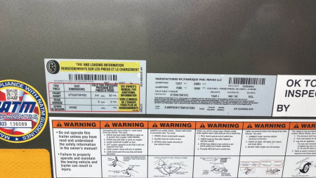 New 2025 Pace American 5x8 Cargo / Enclosed Trailer