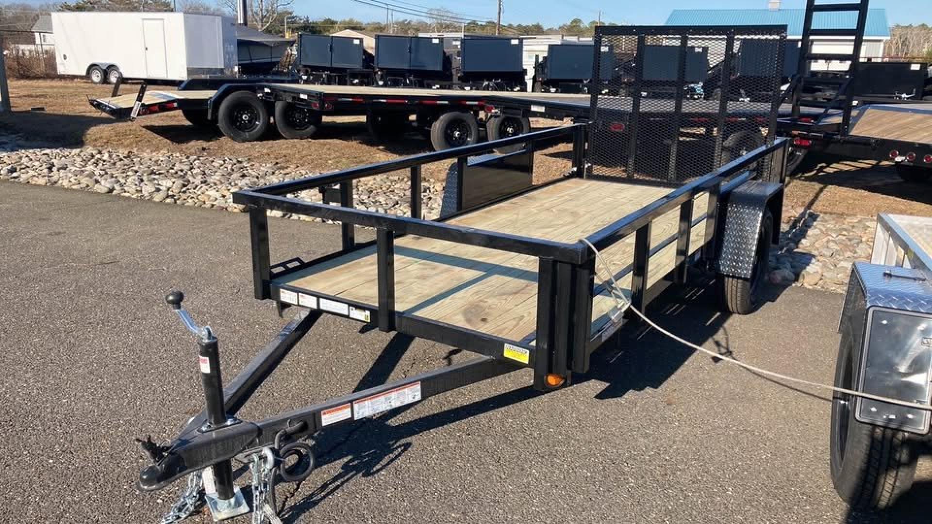 New 2025 Quality Steel and Aluminum 5x12 Utility Trailer