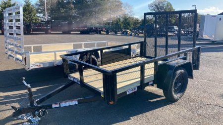 New 2025 Quality Steel and Aluminum 5x8 Utility Trailer