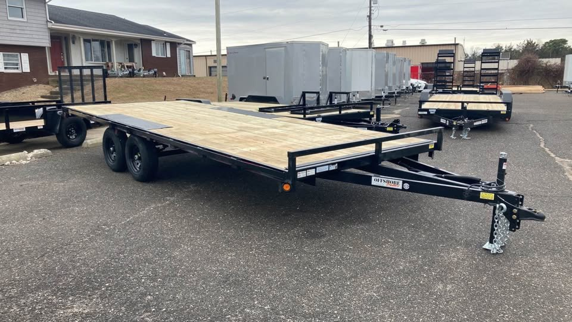 New 2025 Quality Steel and Aluminum 101x20 10k gvwr Equipment Trailer