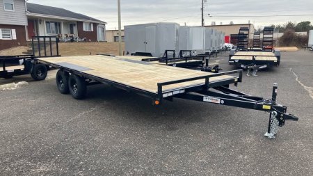 New 2025 Quality Steel and Aluminum 101x20 10k gvwr Equipment Trailer