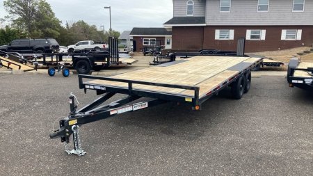 New 2025 Quality Steel and Aluminum 101x20 10k gvwr Equipment Trailer