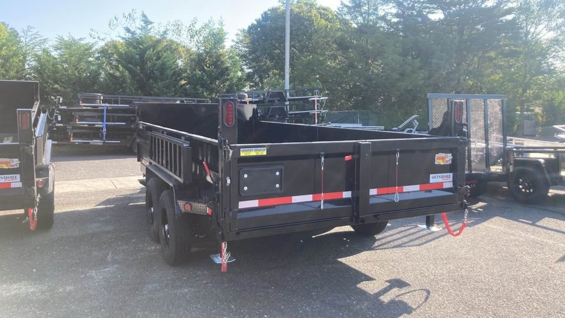 New 2024 Quality Steel and Aluminum 7x14 heavy duty Dump Trailer