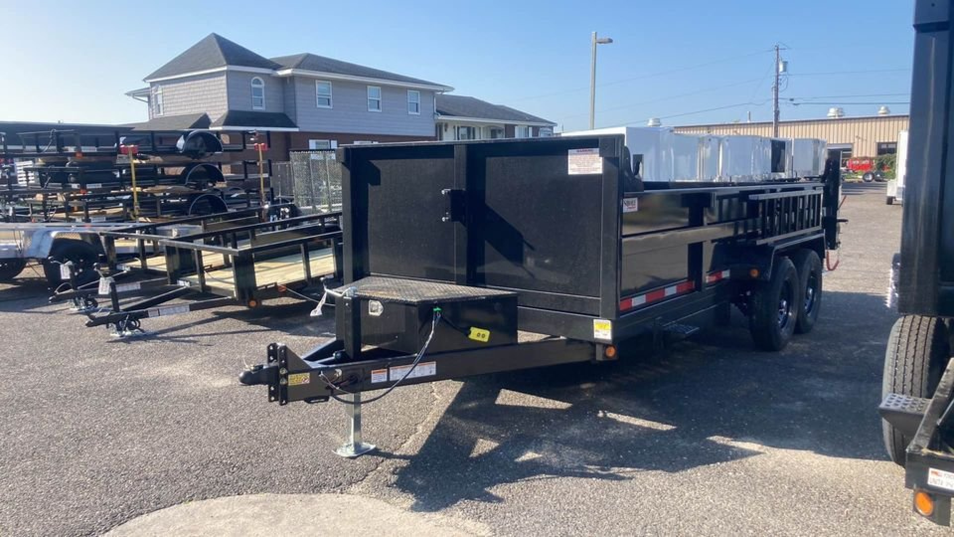 New 2024 Quality Steel and Aluminum 7x14 heavy duty Dump Trailer