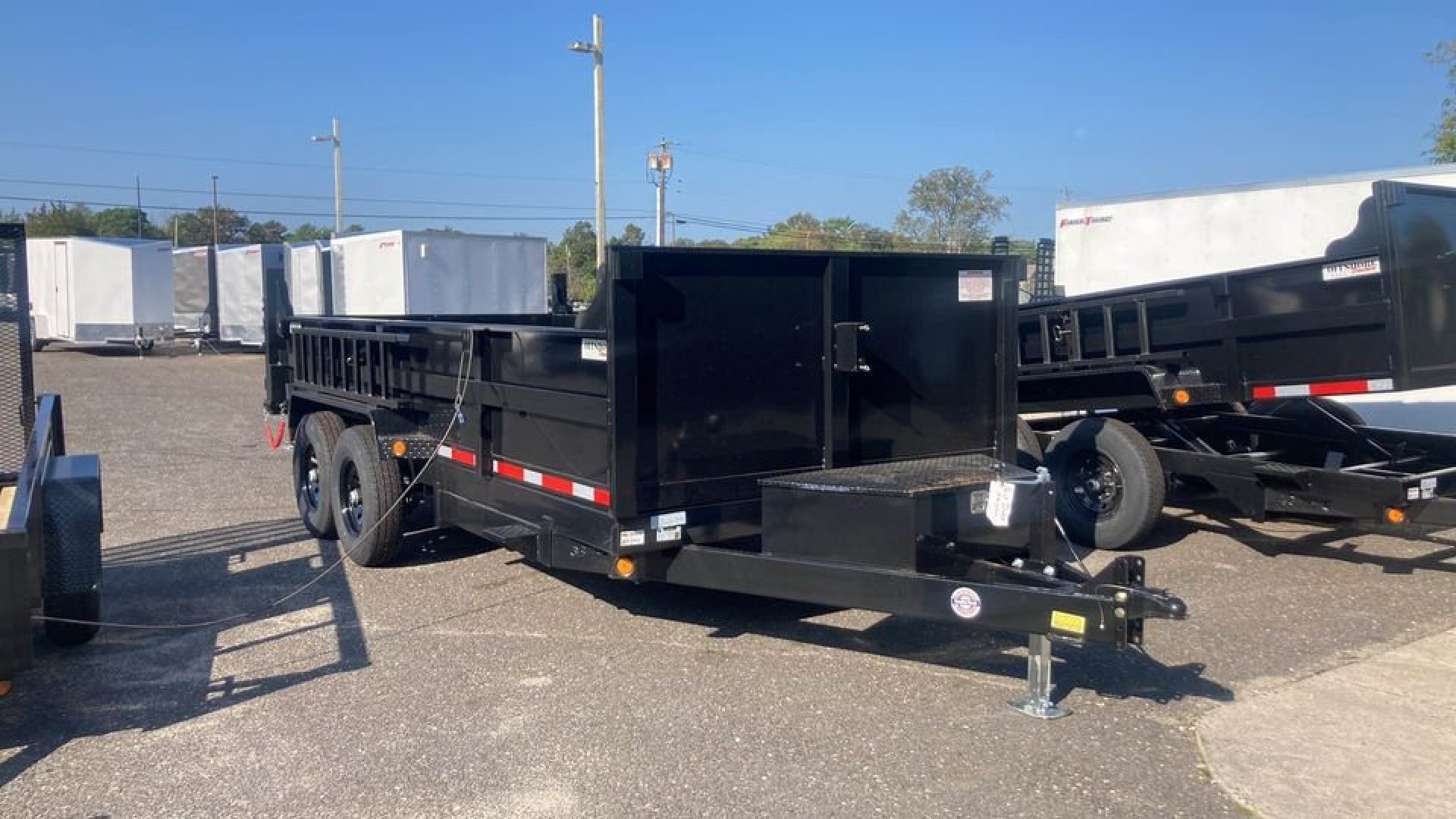New 2024 Quality Steel and Aluminum 7x14 heavy duty Dump Trailer