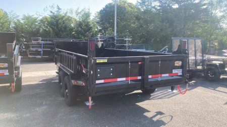 New 2024 Quality Steel and Aluminum 7x14 heavy duty Dump Trailer