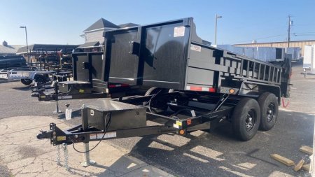 New 2024 Quality Steel and Aluminum 7x14 heavy duty Dump Trailer