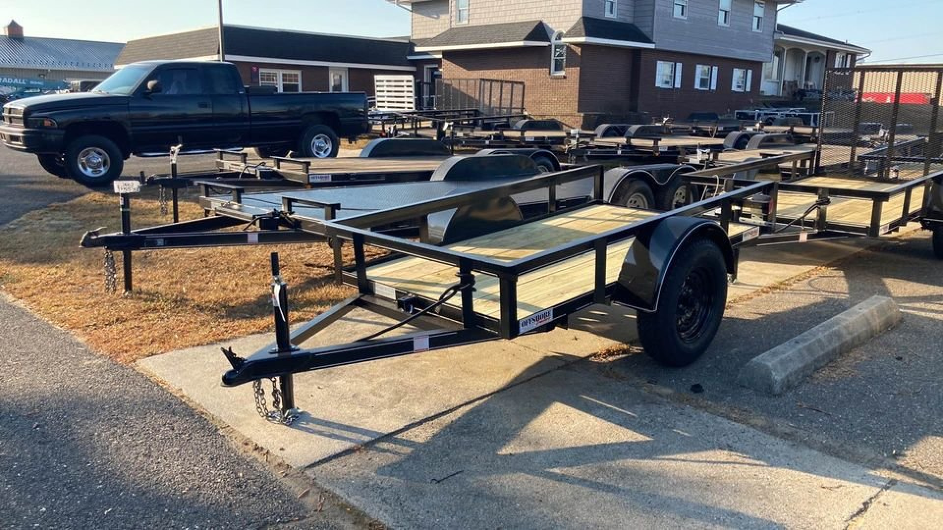 New 2025 P & T Trailers 4x8 utility Tilt Trailer