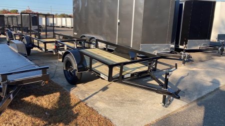 New 2025 P & T Trailers 4x8 utility Tilt Trailer